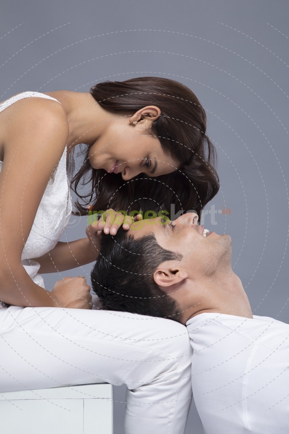 couple at home having leisure time