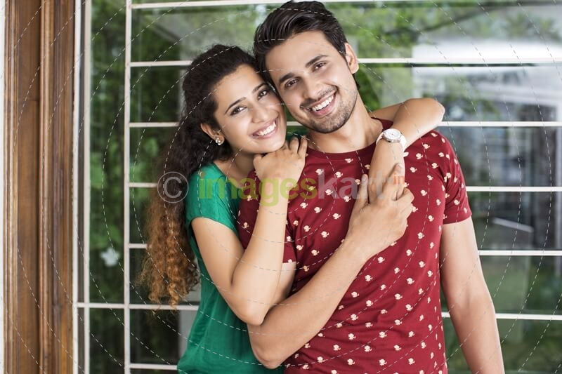 couple enjoying each others company at home