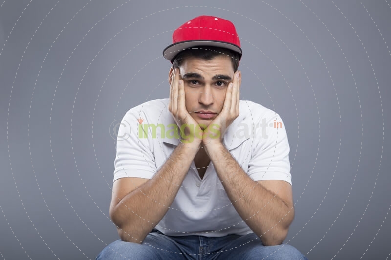 man feeling depressed 