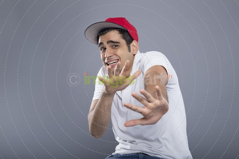 boy looking scared 