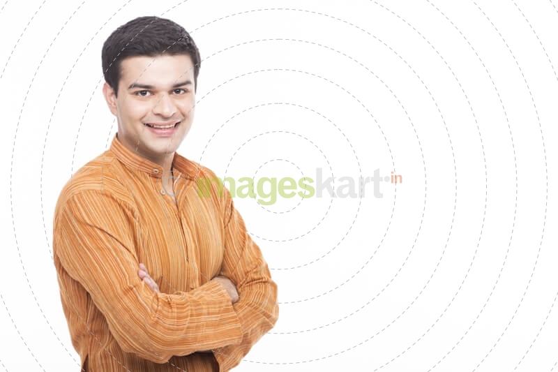 man posing in kurta