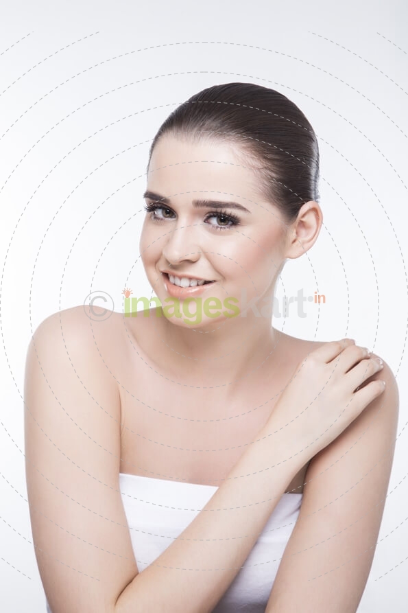 girl flaunt her beautiful skin