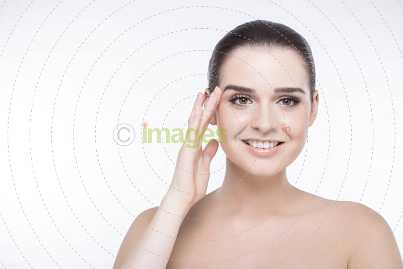close up of beautiful girl flaunting her perfect skin