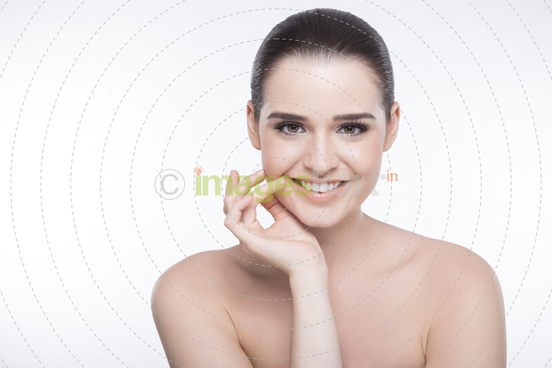 girl flaunting her perfect skin