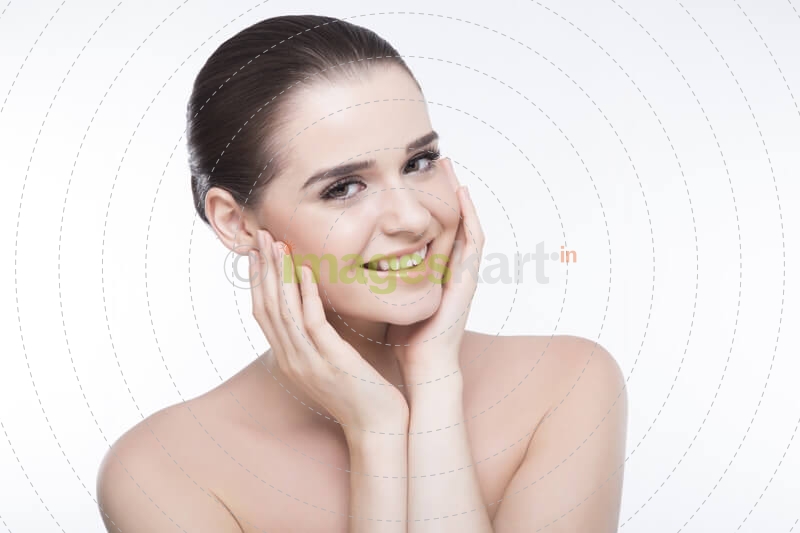 girl with beautiful skin