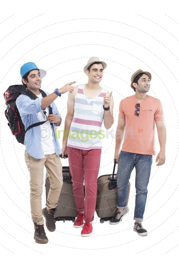 group of friends travelling