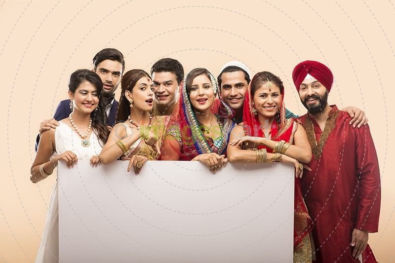 indians with a message board