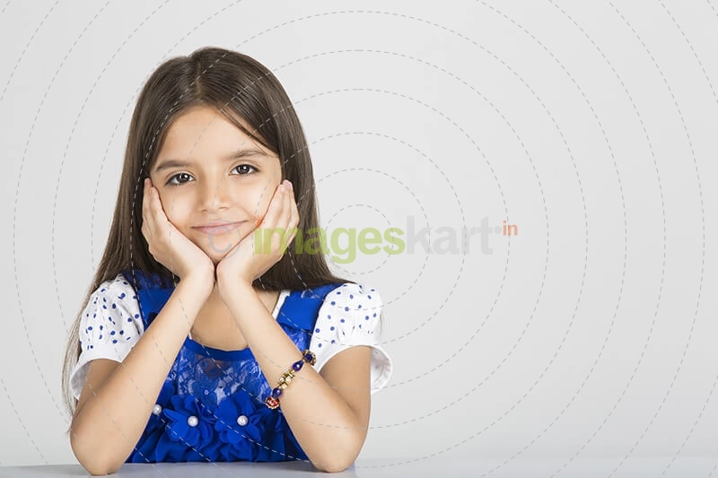 baby girl smiling and posing 