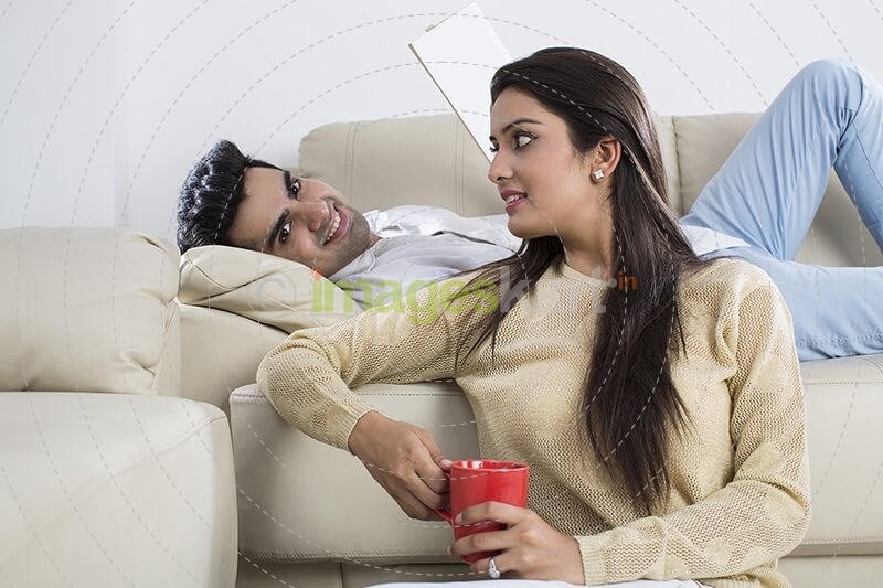 couple at home