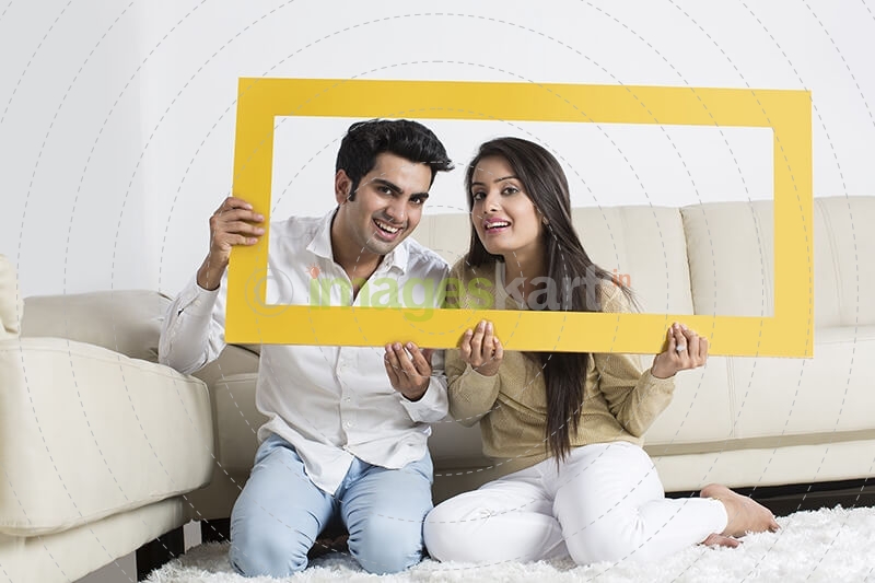 couple in frame