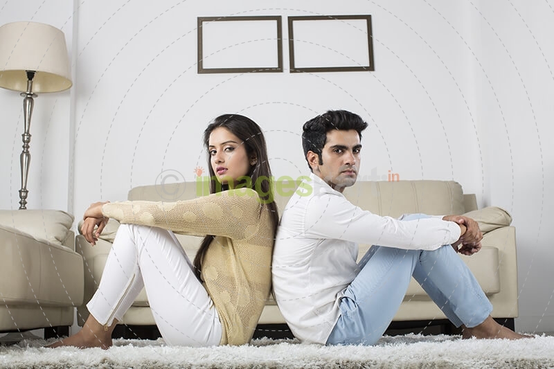 couple having leisure time at home 