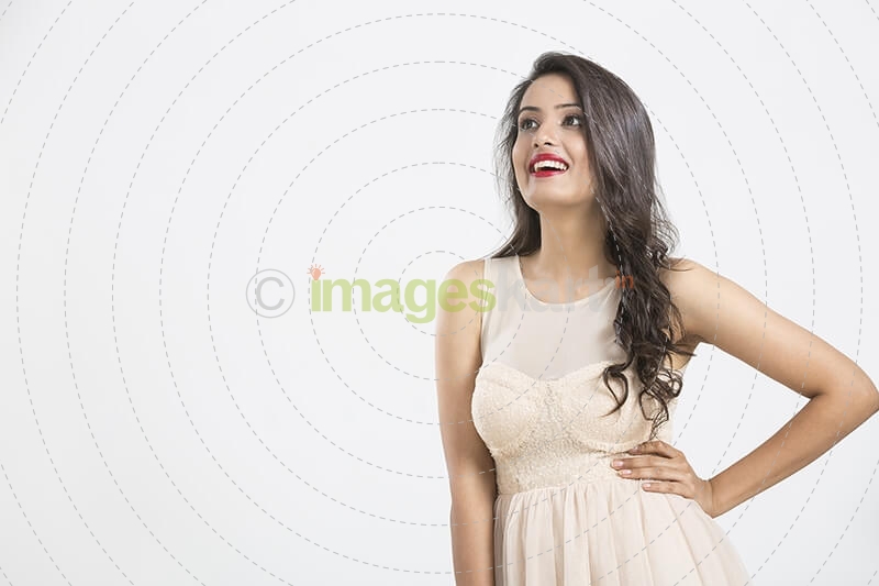 beautiful young girl posing in style