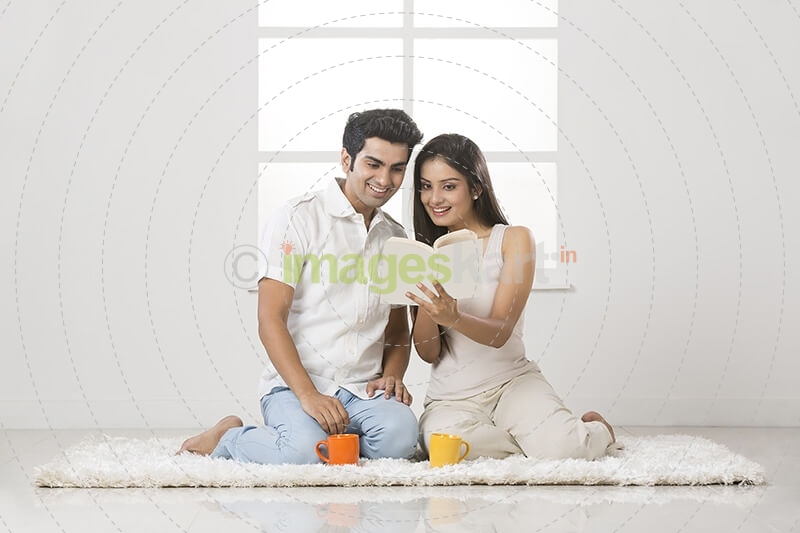 couple reading book