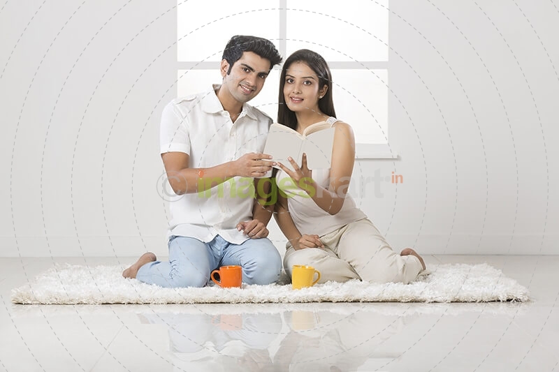 couple reading book