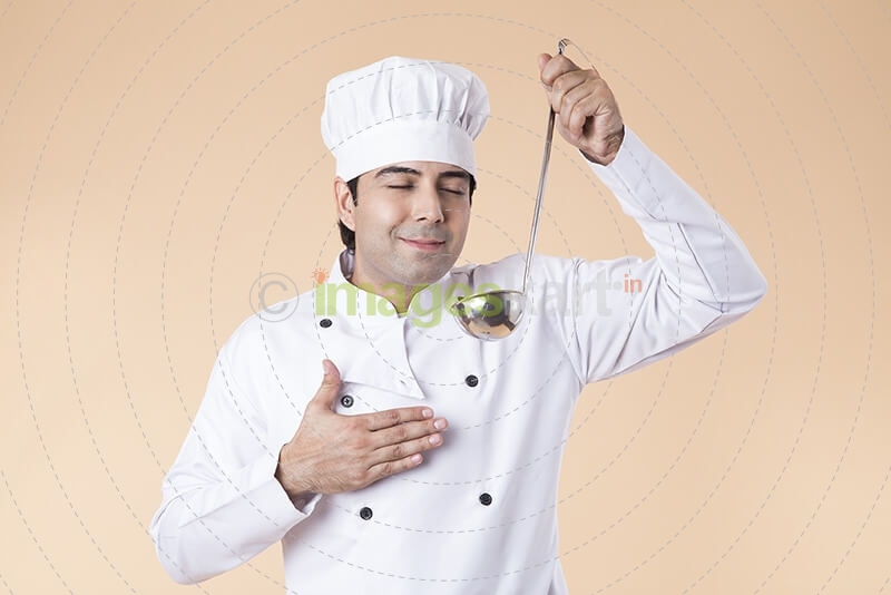 chef savouring dish