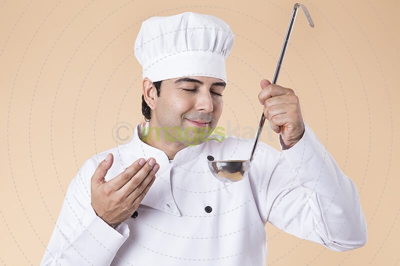 chef savouring dish