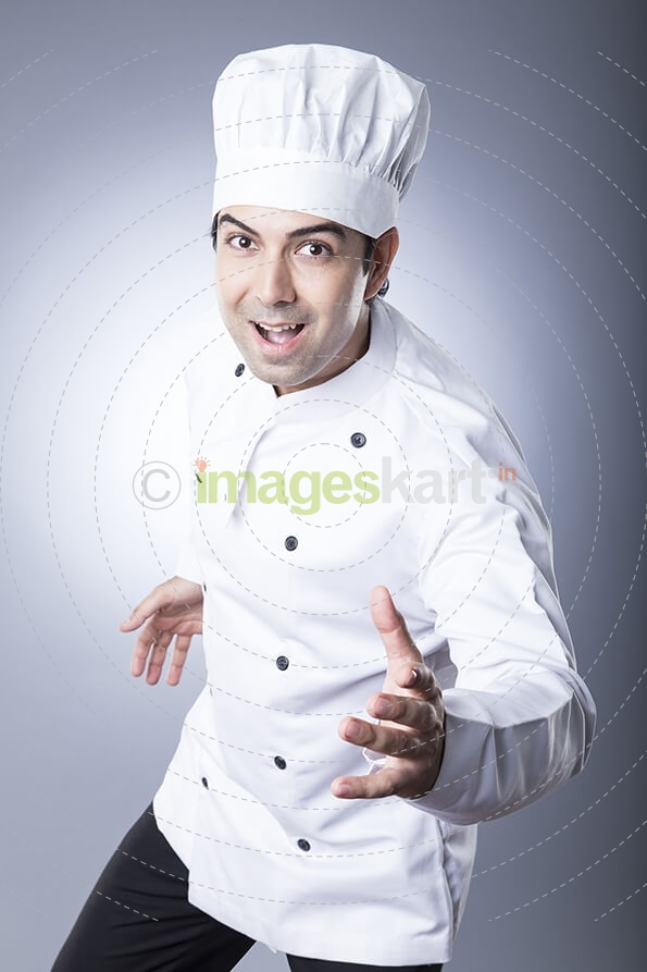 chef smiling and posing 