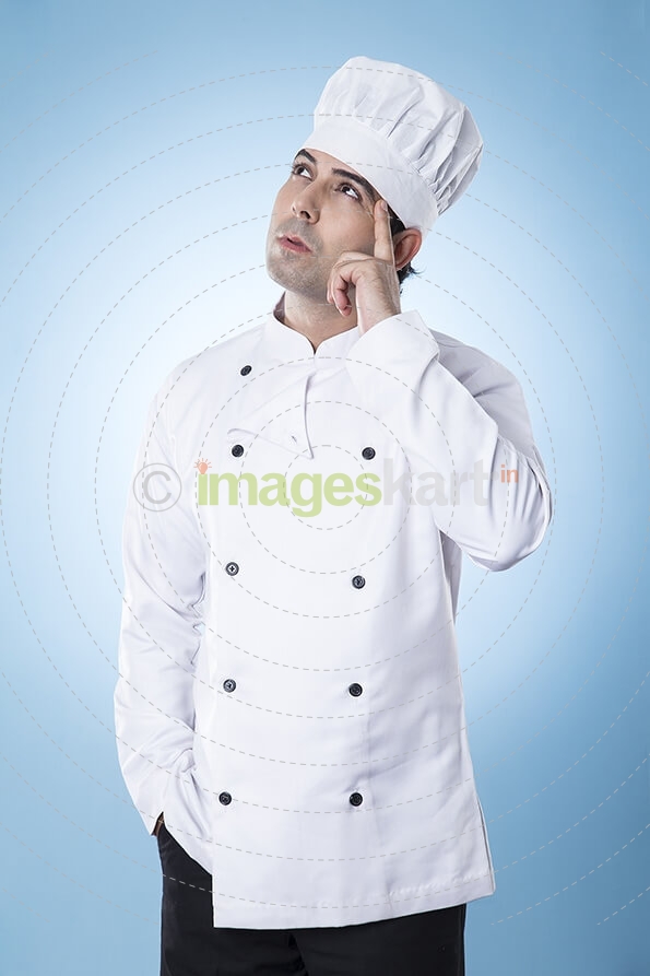 chef thinking while posing 