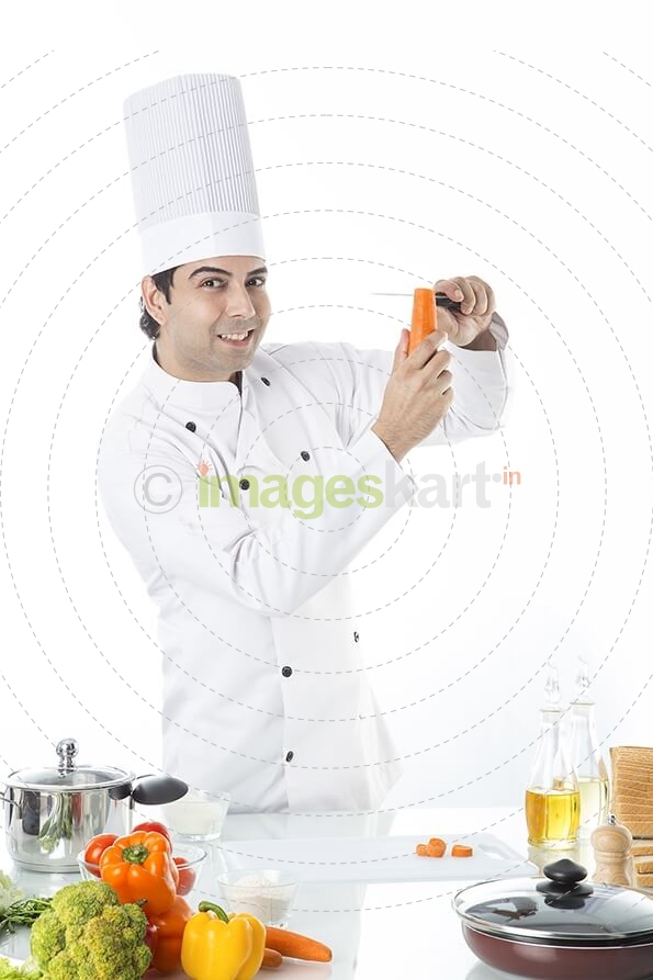 chef ready to cook