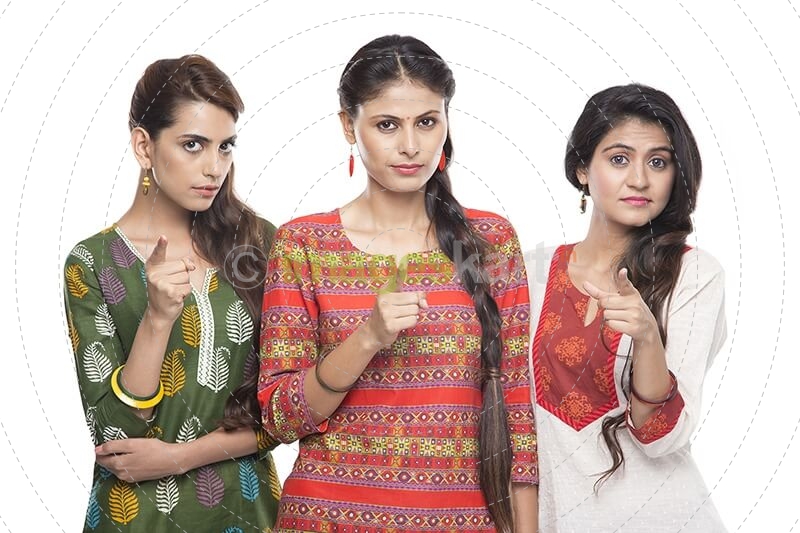 indian women posing angry