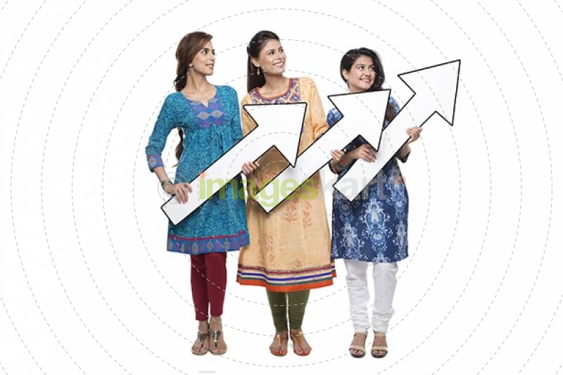 indian three women with placard
