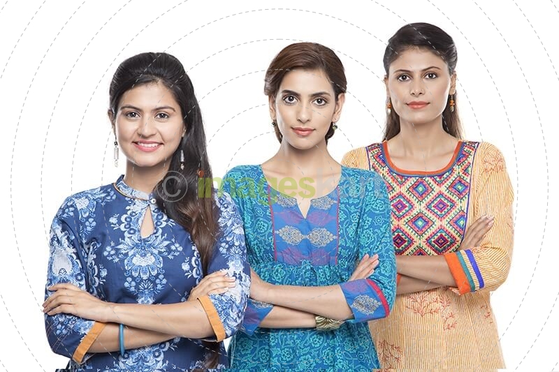 women posing happiness 