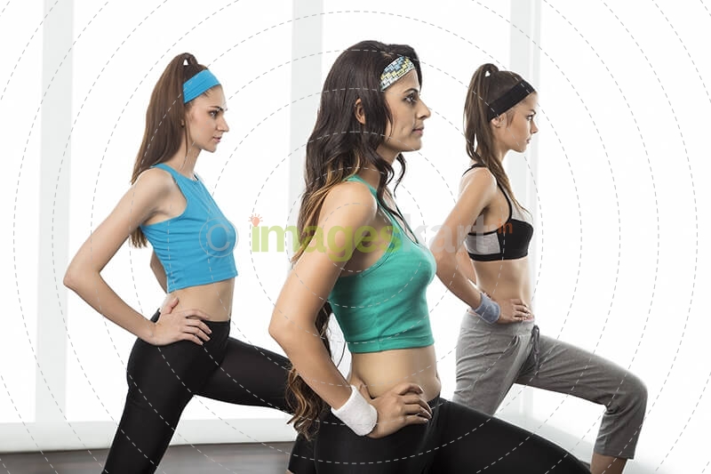 girl performing aerobics 