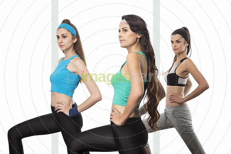 girl performing aerobics 