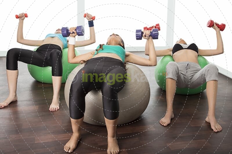 girl performing aerobics 