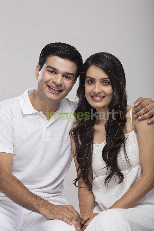 couple sit together
