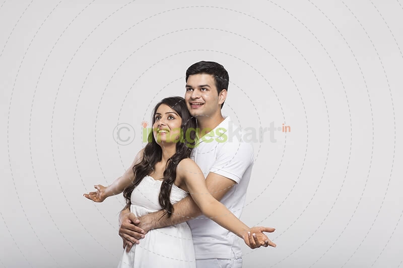 couple smiling and posing