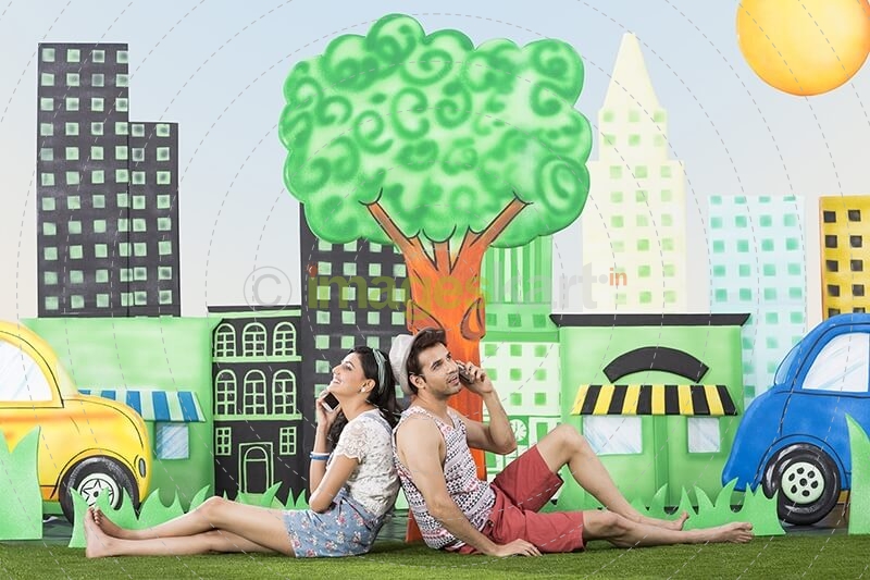 couple in garden
