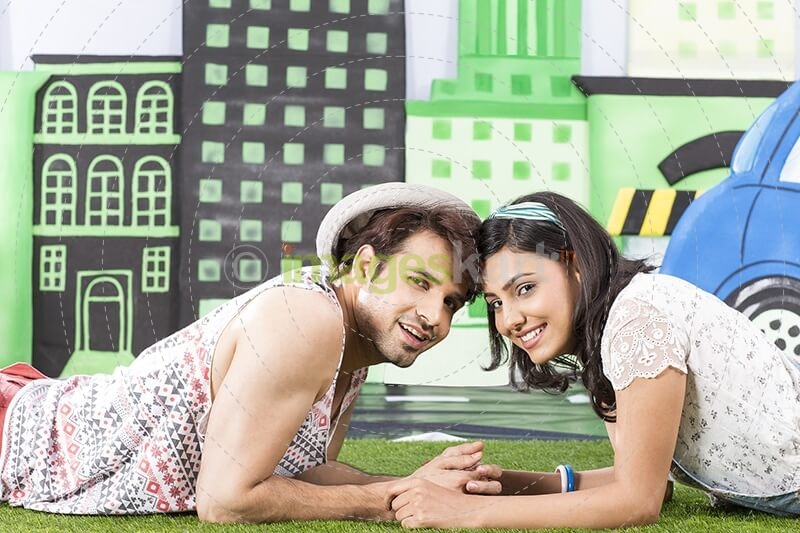 couple in garden