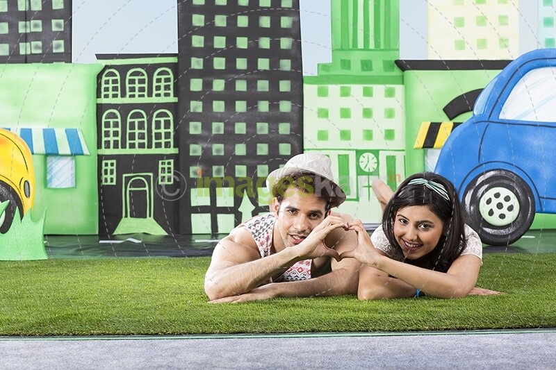 couple in garden