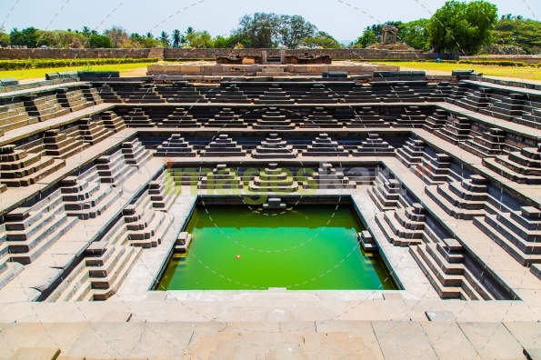 Histroric palace in Hampi, India