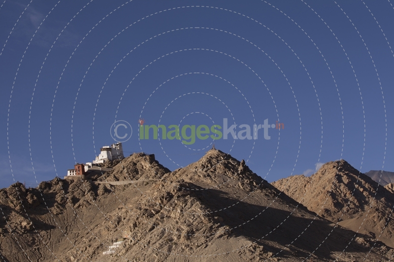 Landscape of sand mountains