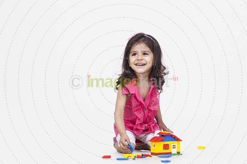 Girl Child playing