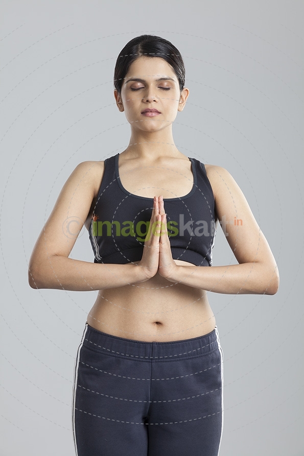 girl in yoga pose