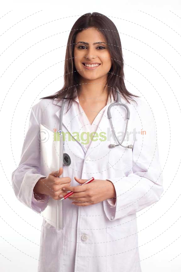 lady doctor posing for the camera
