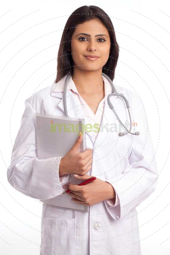 lady doctor posing for the camera