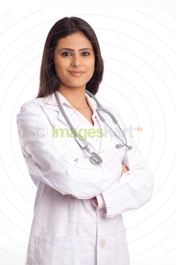 lady doctor posing for the camera