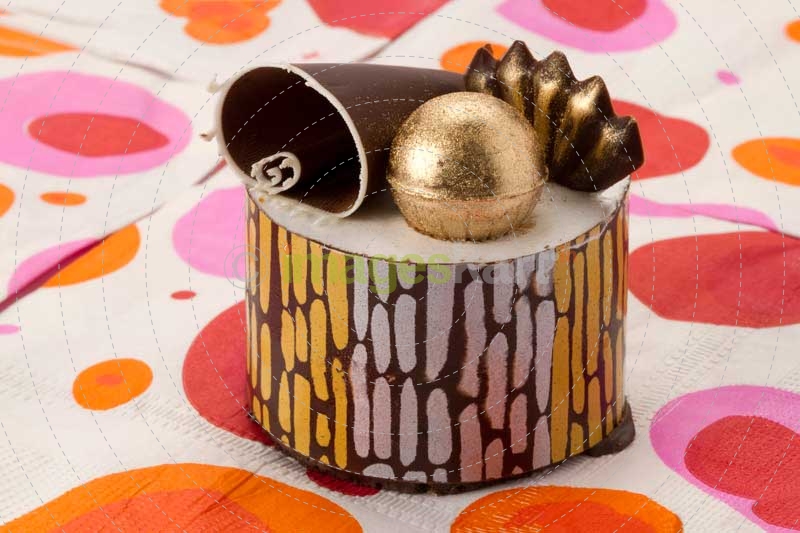 Desert with decoration