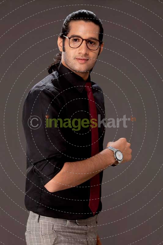 businessman posing