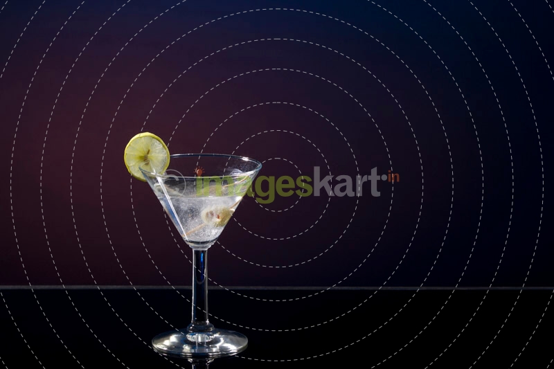 martini drink glass with olives