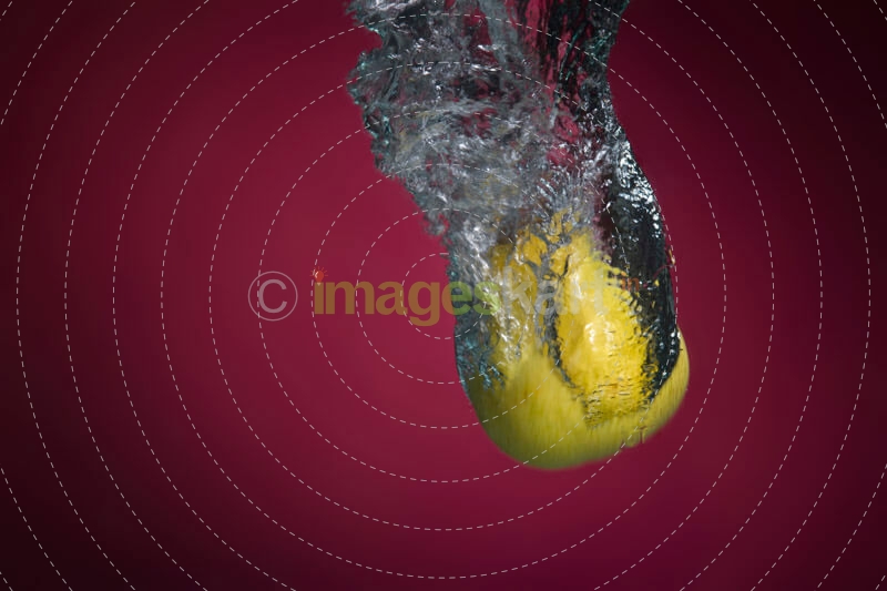 fruit when immersed in water 