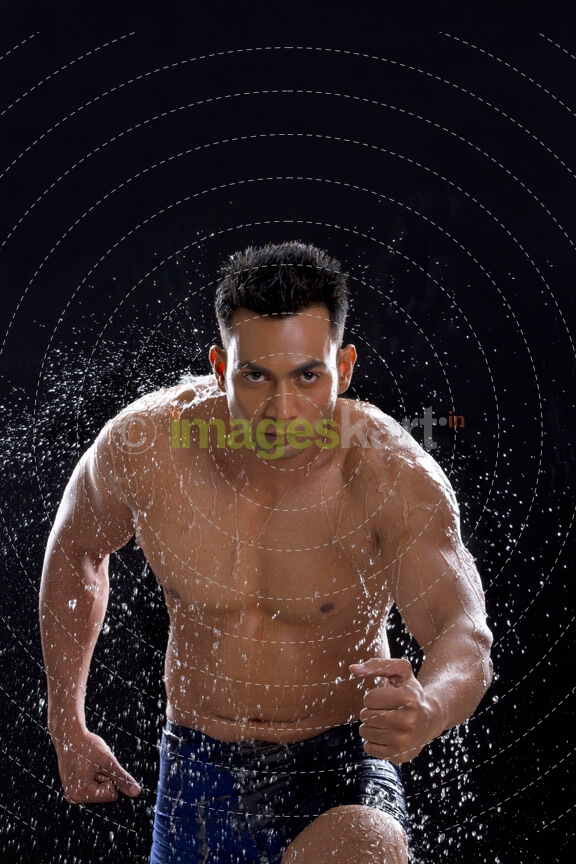 atheletic man