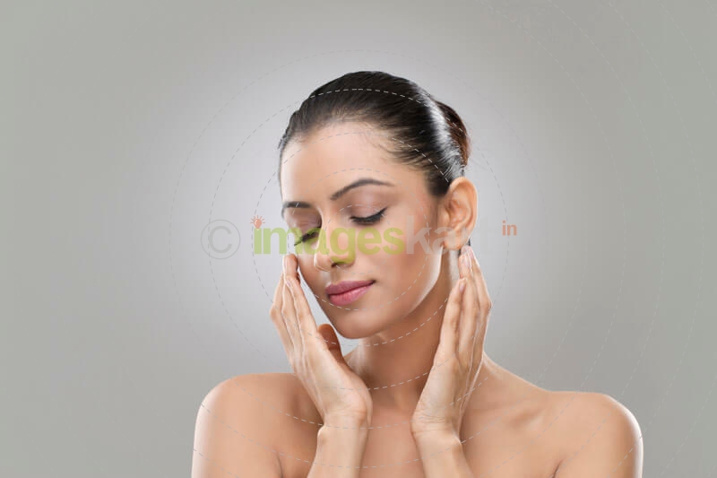 portrait of a young woman with beautiful face