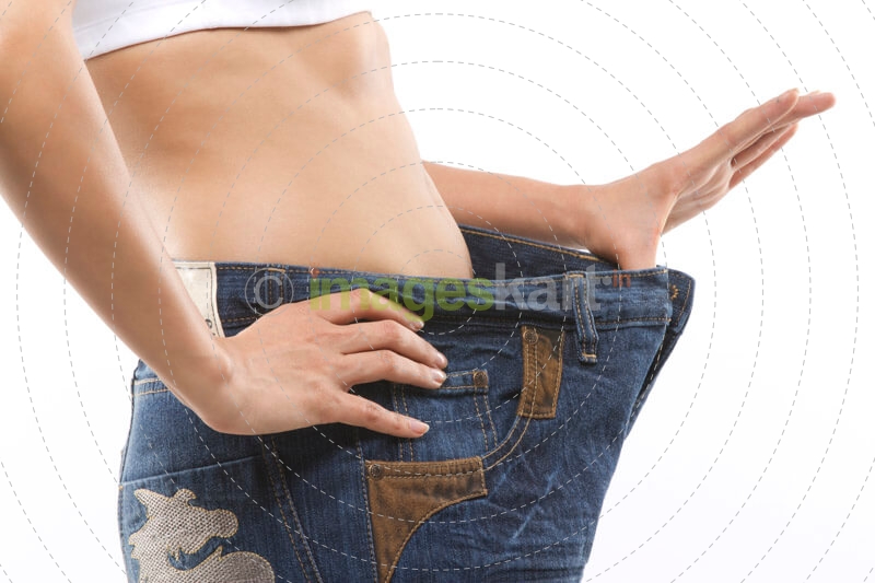woman after weight loss