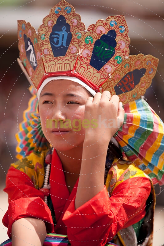 girl in cultural dress 