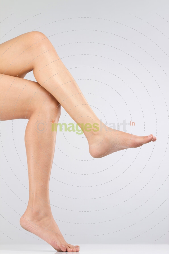 legs of a beautiful woman